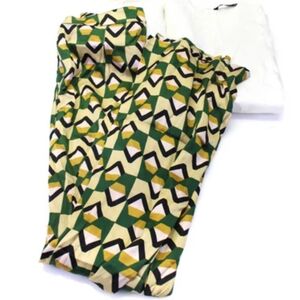 Zara The Safia Geometric Pant Sz S